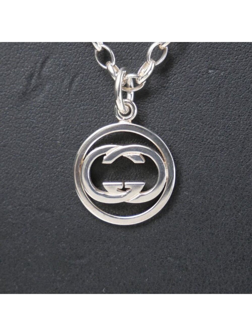 Gucci Necklace GG Logo Silver